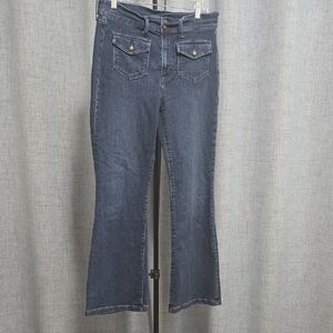 GAP 70's Flare High Rise Classic Blue Denim Women's Jeans Size 12